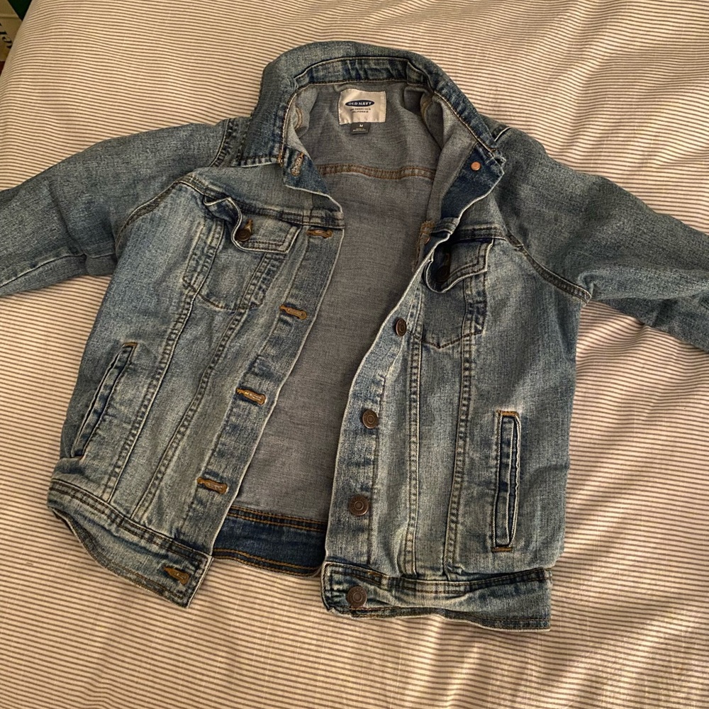 Light wash denim jacket